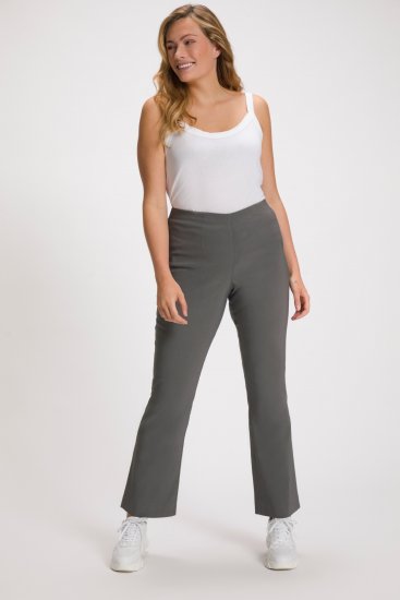 Ulla Popken Classic Stretch Bengaline Comfort Pants Brown - Дамски Дънки & Панталони в Големи Размери – Plus Size - 