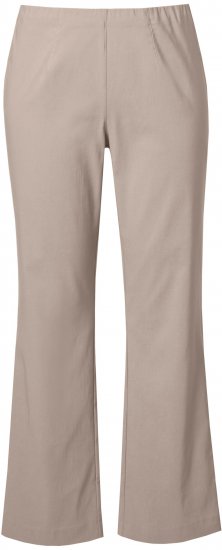 Ulla Popken Classic Stretch Bengaline Comfort Pants Beige - Дамски Дънки & Панталони в Големи Размери – Plus Size - 