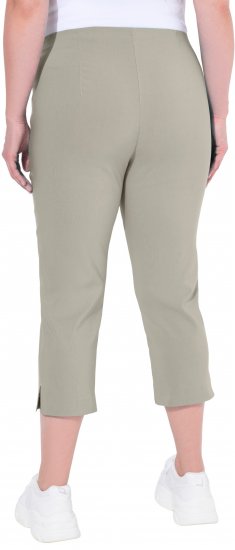 Ulla Popken Stretch Basic Bengaline Capri Pants Grey - Дамски Дънки & Панталони в Големи Размери – Plus Size - 