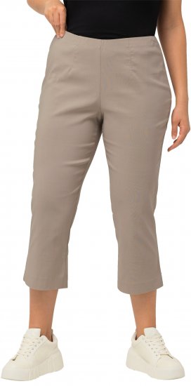 Ulla Popken Stretch Basic Bengaline Capri Pants Orange - Дамски Дънки & Панталони в Големи Размери – Plus Size - 