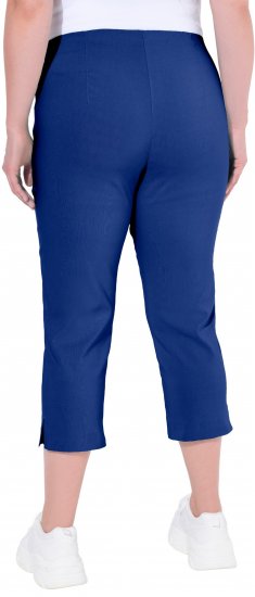 Ulla Popken Stretch Basic Bengaline Capri Pants Blue - Дамски Дънки & Панталони в Големи Размери – Plus Size - 