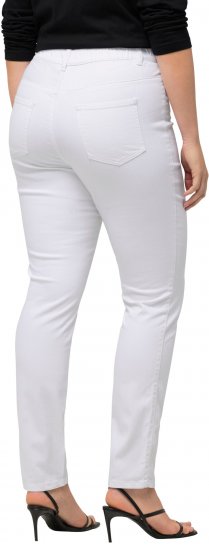 Ulla Popken Sienna Stretch Twill Jeggings Snow White - Дамски Дънки & Панталони в Големи Размери – Plus Size - 
