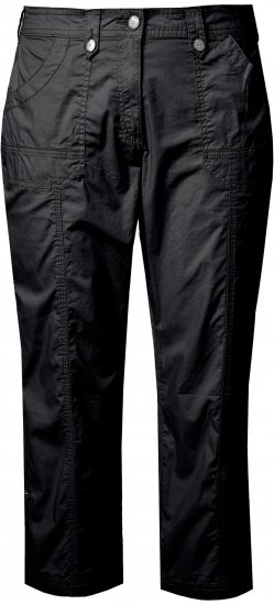 Ulla Popken Roll Tab Hem Stretch Cargo Pants Black - Дамски Дънки & Панталони в Големи Размери – Plus Size - 