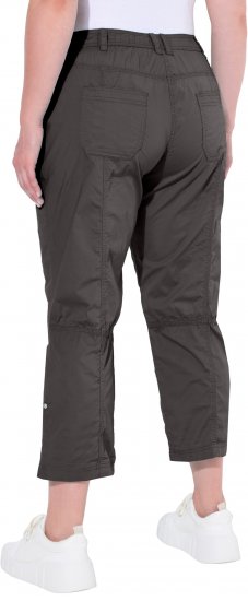 Ulla Popken Roll Tab Hem Stretch Cargo Pants Grey - Дамски Дънки & Панталони в Големи Размери – Plus Size - 