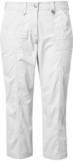 Ulla Popken Roll Tab Hem Stretch Cargo Pants White - Дамски Дънки & Панталони в Големи Размери – Plus Size - 