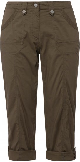 Ulla Popken Roll Tab Hem Stretch Cargo Pants Green - Дамски Дънки & Панталони в Големи Размери – Plus Size - 