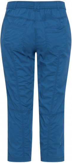 Ulla Popken Roll Tab Hem Stretch Cargo Pants Blue - Дамски Дънки & Панталони в Големи Размери – Plus Size - 