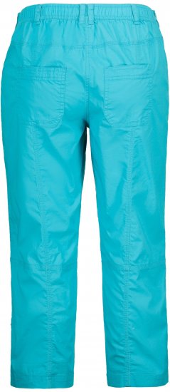 Ulla Popken Roll Tab Hem Stretch Cargo Pants Deep Aqua - Дамски Дънки & Панталони в Големи Размери – Plus Size - 