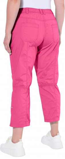 Ulla Popken Roll Tab Hem Stretch Cargo Pants Pink - Дамски Дънки & Панталони в Големи Размери – Plus Size - 