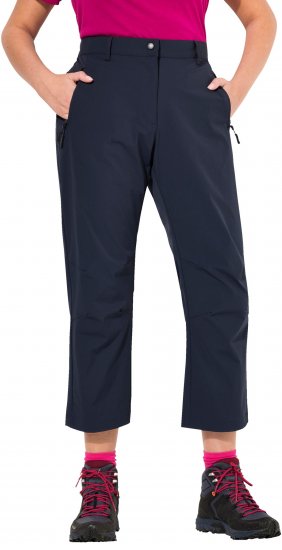 Ulla Popken Functional Sport Quick Dry Stretch Crop Pants Navy Blue - Дамски Дънки & Панталони в Големи Размери – Plus Size - 