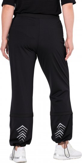 Ulla Popken Zip Off Reflective Detail Funtional Powerstretch Pants Black - Дамски Дънки & Панталони в Големи Размери – Plus Size - 