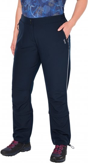 Ulla Popken Zip Off Reflective Detail Funtional Powerstretch Pants Navy - Дамски Дънки & Панталони в Големи Размери – Plus Size - 