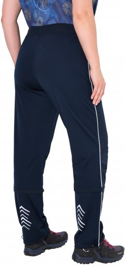 Ulla Popken Zip Off Reflective Detail Funtional Powerstretch Pants Navy - Дамски Дънки & Панталони в Големи Размери – Plus Size - 