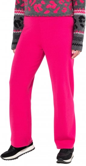 Ulla Popken Fine Sweater Knit Wide Leg Pants Red - Дамски Дънки & Панталони в Големи Размери – Plus Size - 