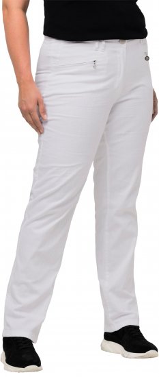 Ulla Popken Summer Pants Mony Snow White - Дамски Дънки & Панталони в Големи Размери – Plus Size - 