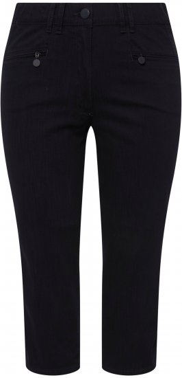 Ulla Popken Mony Stretch Capri Pants Navy - Дамски Дънки & Панталони в Големи Размери – Plus Size - 