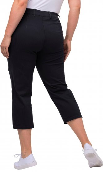 Ulla Popken Mony Stretch Capri Pants Navy - Дамски Дънки & Панталони в Големи Размери – Plus Size - 