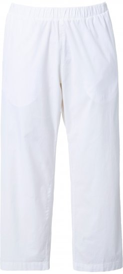 Ulla Popken Wide Leg Ruby Fit Stretch Chino Pants Snow White - Дамски Дънки & Панталони в Големи Размери – Plus Size - 