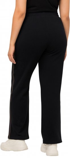 Ulla Popken Holo Detail Sweatpants Black - Дамски Дънки & Панталони в Големи Размери – Plus Size - 
