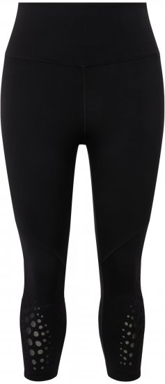 Ulla Popken Quick Dry Sport Crop Leggings Black - Дамски Дънки & Панталони в Големи Размери – Plus Size - 