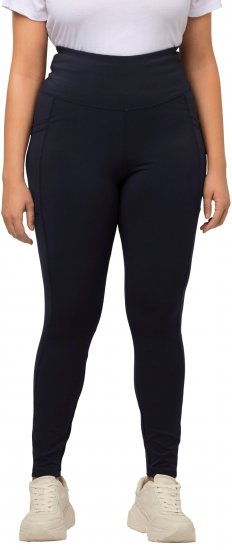 Ulla Popken High Waist Quick Dry Recycled Stretch Leggings Grey - Дамски Дънки & Панталони в Големи Размери – Plus Size - 