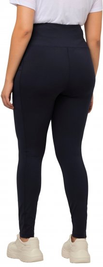 Ulla Popken High Waist Quick Dry Recycled Stretch Leggings Grey - Дамски Дънки & Панталони в Големи Размери – Plus Size - 