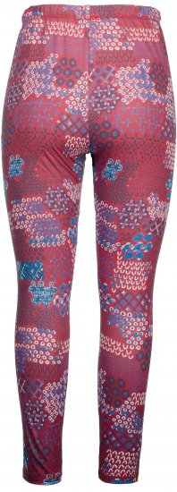 Ulla Popken Graphic Print Recycled Polyester Quick Dry Stretch Leggings Red - Дамски Дънки & Панталони в Големи Размери – Plus Size - 