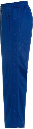 Ulla Popken Snap Placket Side Seam Wide Leg Recycled Polyester Knit Joggers Blue - Дамски Дънки & Панталони в Големи Размери – Plus Size - 