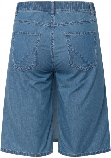 Ulla Popken Denim Wrap Look Skort Blue Denim - Дамски Дънки & Панталони в Големи Размери – Plus Size - 