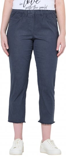 Ulla Popken Stretch Blend Bengaline Pants Navy - Дамски Дънки & Панталони в Големи Размери – Plus Size - 