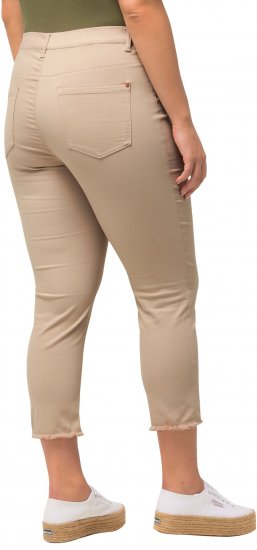 Ulla Popken Stretch Blend Bengaline Pants Dark Putty - Дамски Дънки & Панталони в Големи Размери – Plus Size - 