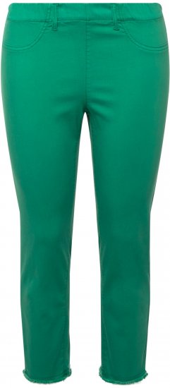 Ulla Popken Stretch Blend Bengaline Pants Emerald Green - Дамски Дънки & Панталони в Големи Размери – Plus Size - 