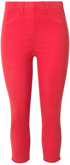 Ulla Popken Stretch Blend Bengaline Pants Neon Red - Дамски Дънки & Панталони в Големи Размери – Plus Size - 