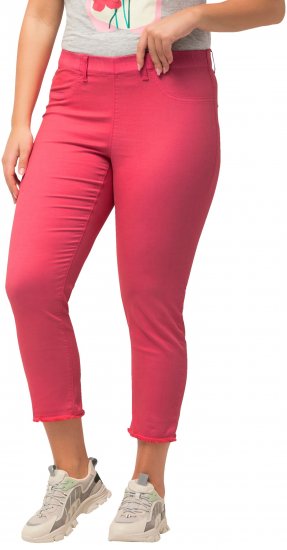 Ulla Popken Stretch Blend Bengaline Pants Light Pink - Дамски Дънки & Панталони в Големи Размери – Plus Size - 
