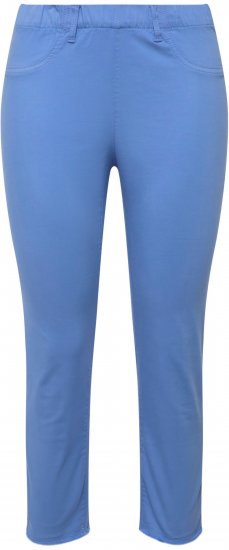 Ulla Popken Stretch Blend Bengaline Pants Blue - Дамски Дънки & Панталони в Големи Размери – Plus Size - 