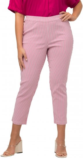 Ulla Popken Stretch Blend Bengaline Pants Pale Lilac - Дамски Дънки & Панталони в Големи Размери – Plus Size - 