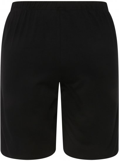 Ulla Popken Stretch Knit Bermuda Shorts Black - Дамски Дънки & Панталони в Големи Размери – Plus Size - 