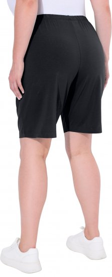 Ulla Popken Stretch Knit Bermuda Shorts Black - Дамски Дънки & Панталони в Големи Размери – Plus Size - 