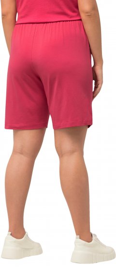 Ulla Popken Stretch Knit Bermuda Shorts Red - Дамски Дънки & Панталони в Големи Размери – Plus Size - 