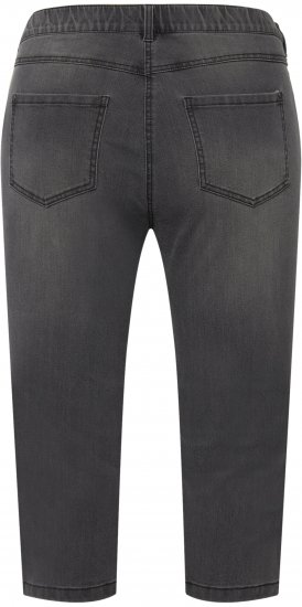 Ulla Popken Basic Capri Sarah Fit Jeans Gray - Дамски Дънки & Панталони в Големи Размери – Plus Size - 