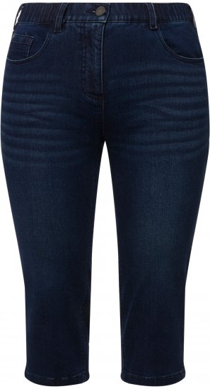 Ulla Popken Basic Capri Sarah Fit Jeans Denim Blue - Дамски Дънки & Панталони в Големи Размери – Plus Size - 