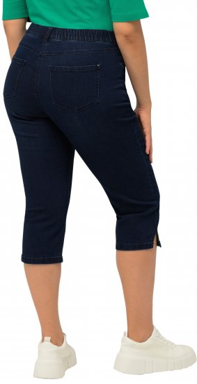 Ulla Popken Basic Capri Sarah Fit Jeans Denim Blue - Дамски Дънки & Панталони в Големи Размери – Plus Size - 