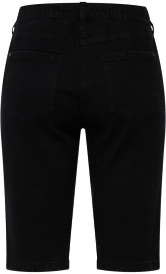 Ulla Popken Basic Denim Mandy Bermuda Shorts Black - Дамски Дънки & Панталони в Големи Размери – Plus Size - 
