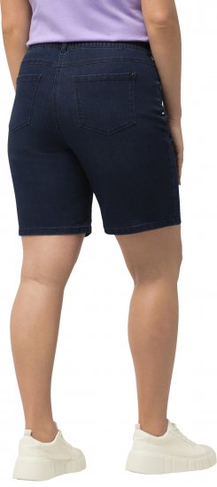 Ulla Popken Basic Denim Mandy Bermuda Shorts Blue Denim - Дамски Дънки & Панталони в Големи Размери – Plus Size - 
