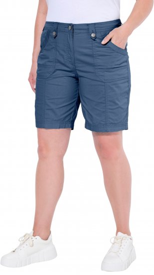 Ulla Popken Cargo Bermuda Shorts Atlantic Blue - Дамски Дънки & Панталони в Големи Размери – Plus Size - 