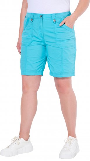 Ulla Popken Cargo Bermuda Shorts Blue - Дамски Дънки & Панталони в Големи Размери – Plus Size - 