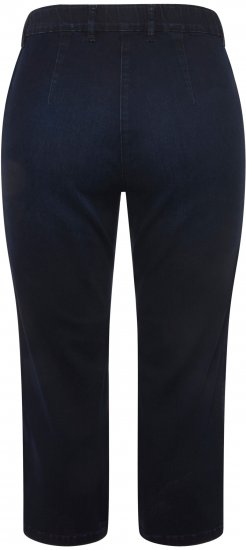 Ulla Popken Cropped Stretch Blend Mony Jeans Denim Blue - Дамски Дънки & Панталони в Големи Размери – Plus Size - 