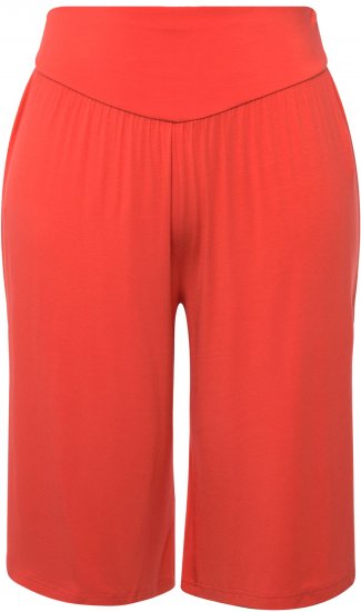 Ulla Popken Wide Leg Flared Bermuda Shorts - Дамски Дънки & Панталони в Големи Размери – Plus Size - 