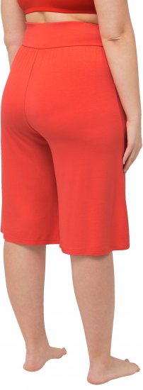 Ulla Popken Wide Leg Flared Bermuda Shorts - Дамски Дънки & Панталони в Големи Размери – Plus Size - 