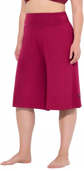 Ulla Popken Wide Leg Flared Bermuda Shorts - Дамски Дънки & Панталони в Големи Размери – Plus Size - 